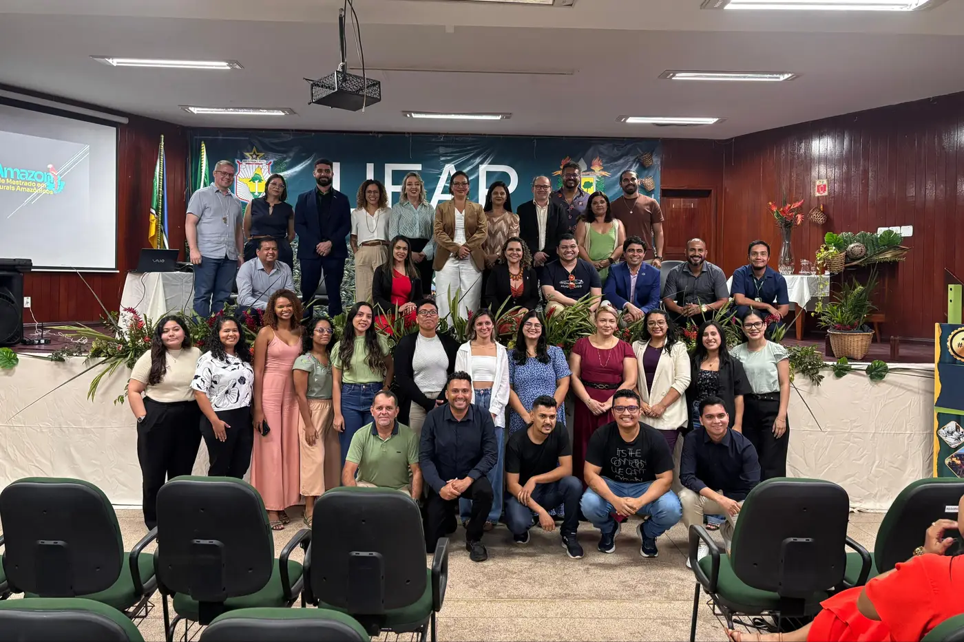 Primeira turma de mestrado da Ueap