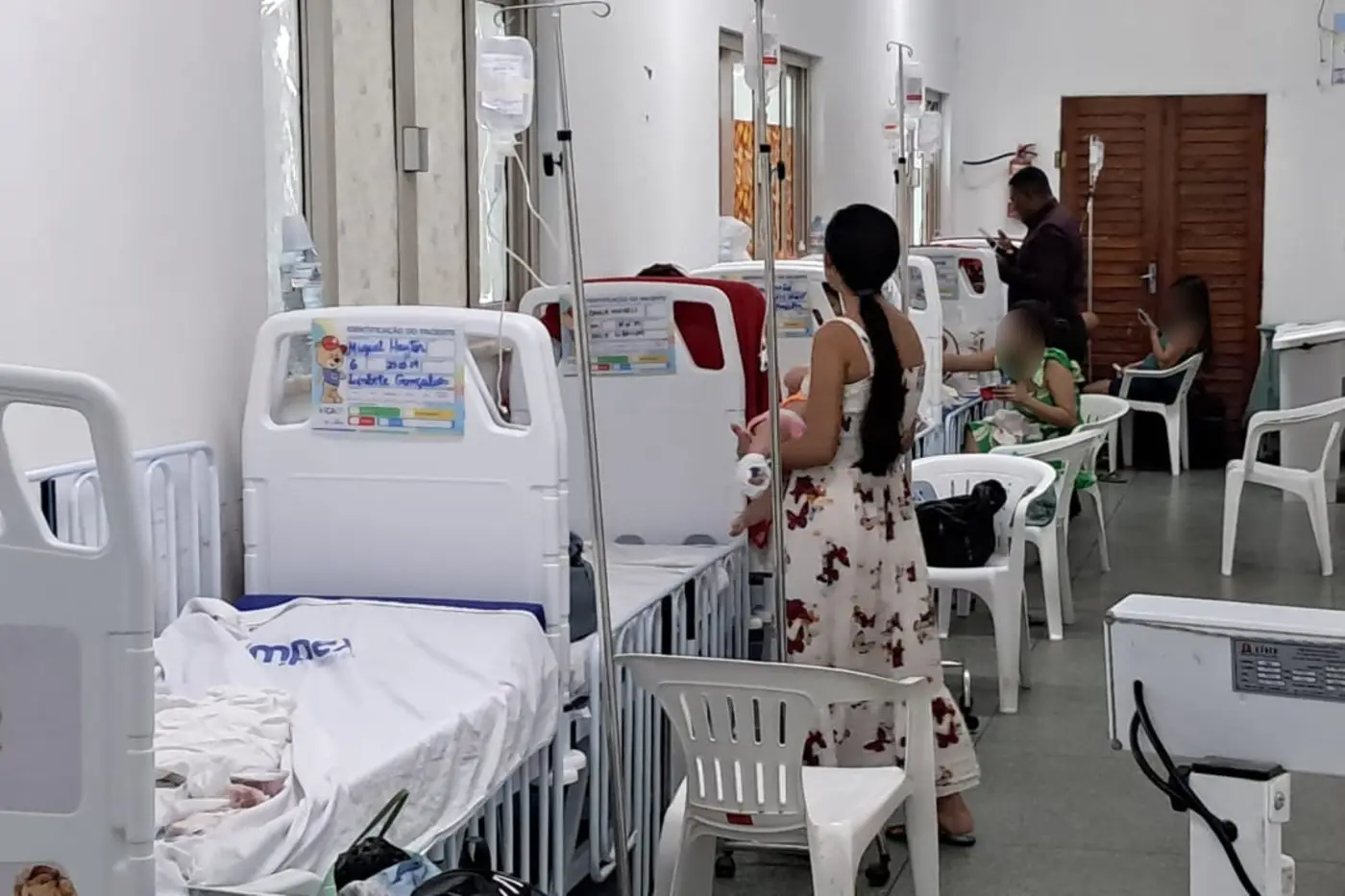 Hospital da Criança e do Adolescente está com taxa de ocupação de 100% de leitos clínicos e de UTI