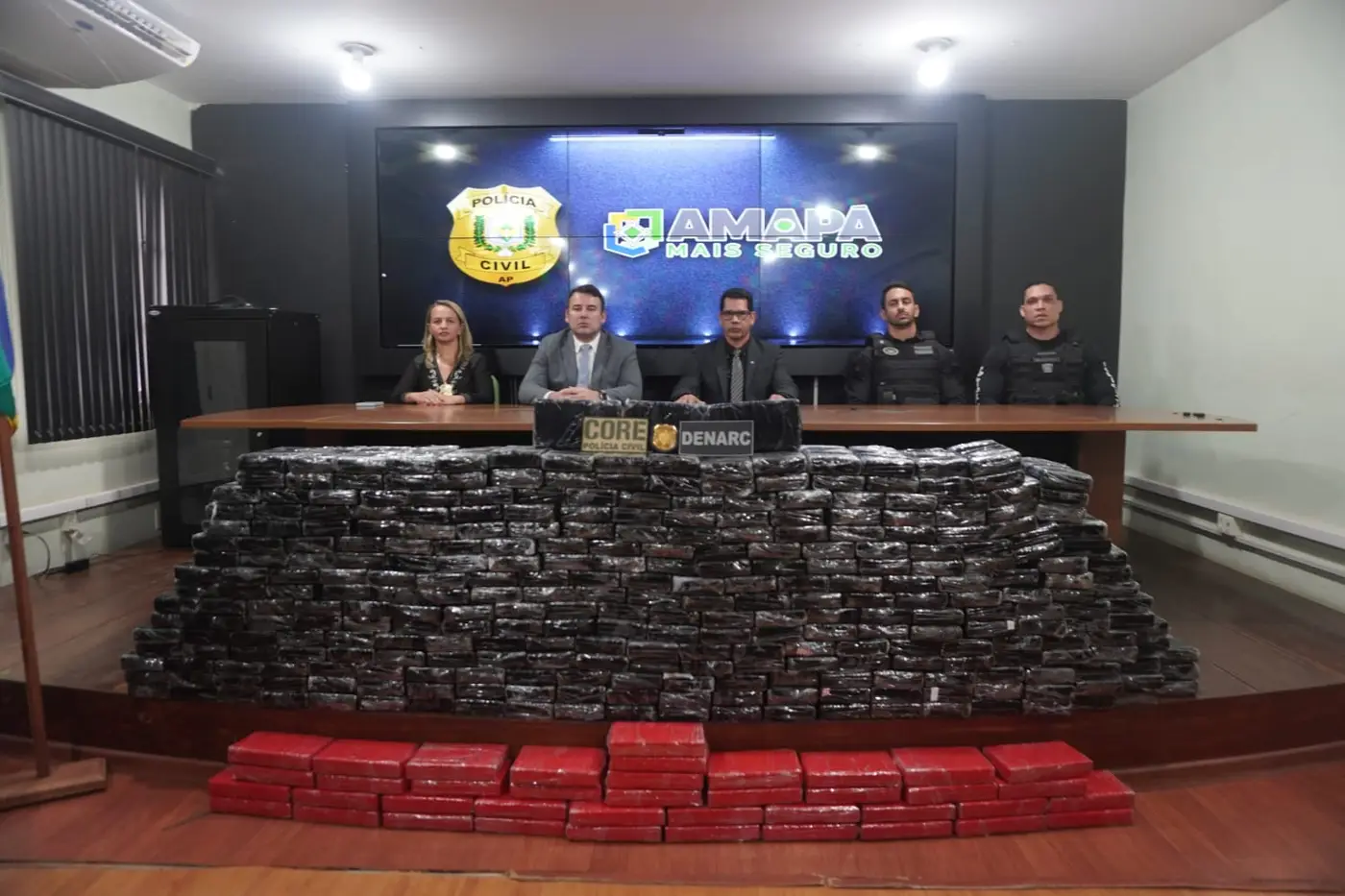 Autoridades da Segurança Pública repassaram detalhes da apreensão nesta quinta-feira, 5
