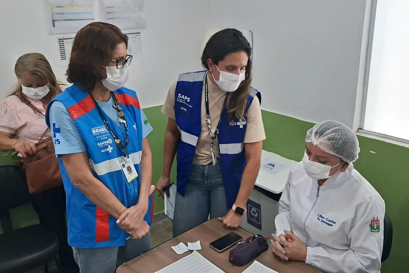 Equipe da Força Nacional do SUS e da Sesa acompanharam os atendimentos de síndromes gripais nas UBSs de Macapá