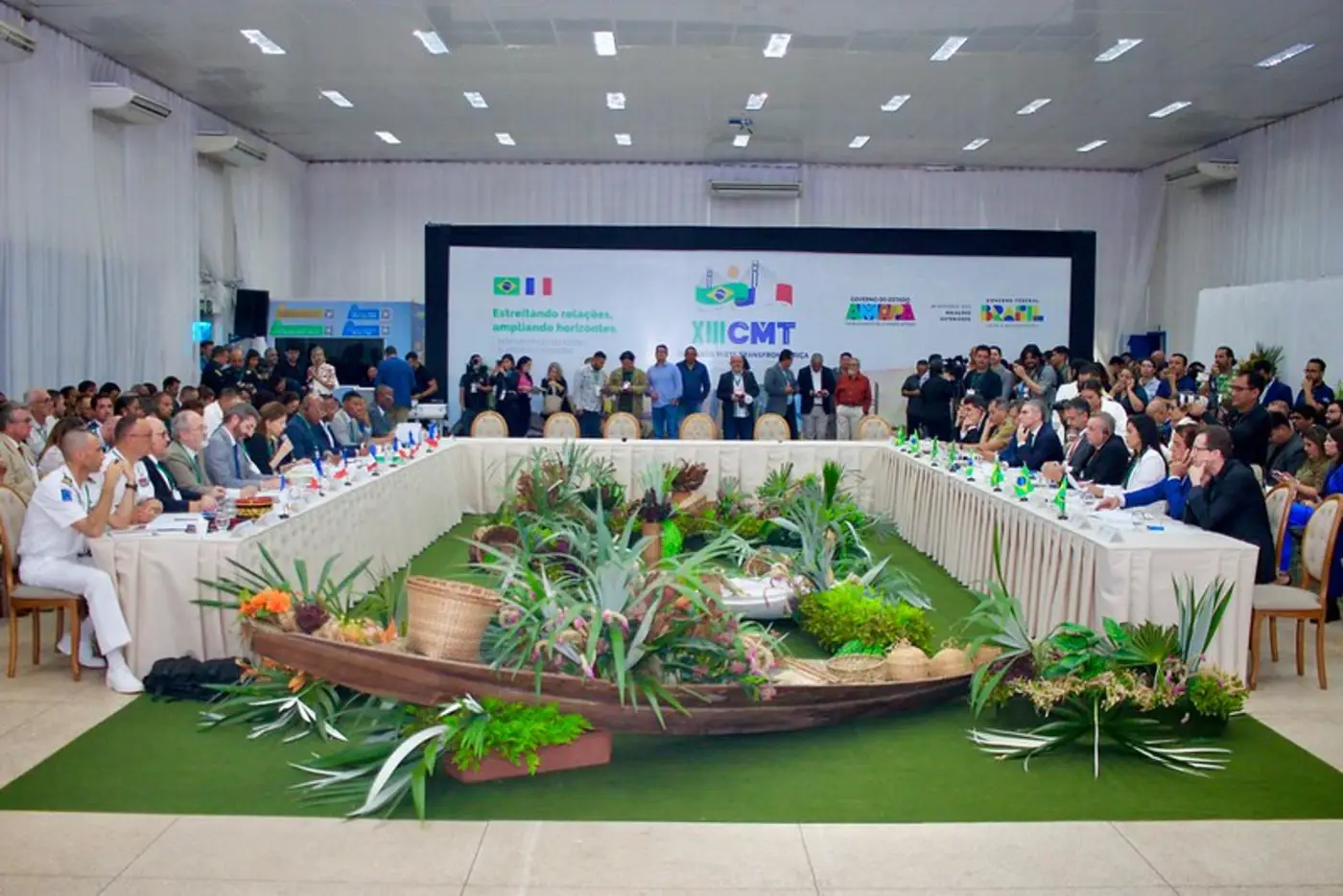 Amapá foi sede do encontro entre o Brasil e a França em Macapá, durante a 13ª CMT