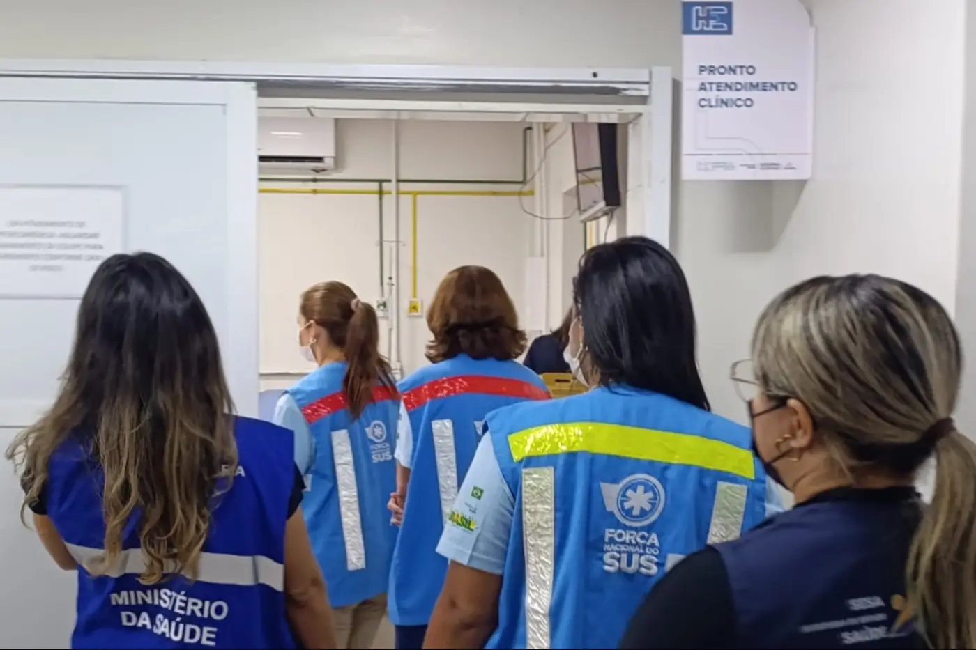Força-tarefa do Ministério da Saúde que está no Amapá para auxiliar no enfrentamento das síndromes respiratórias
