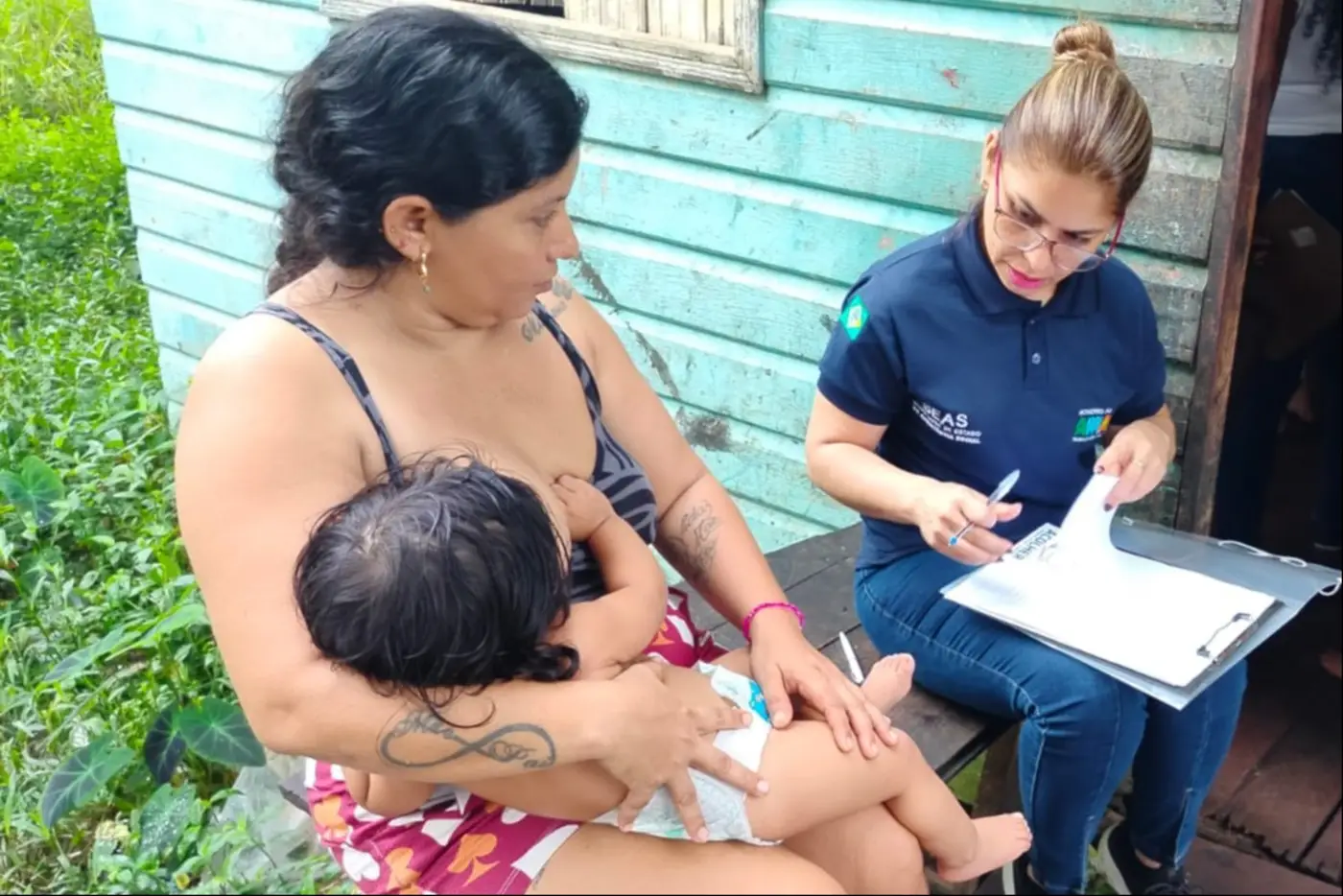 Equipes da Seas realizam o cadastro das pessoas que deverão ser inseridos em programas sociais do estado