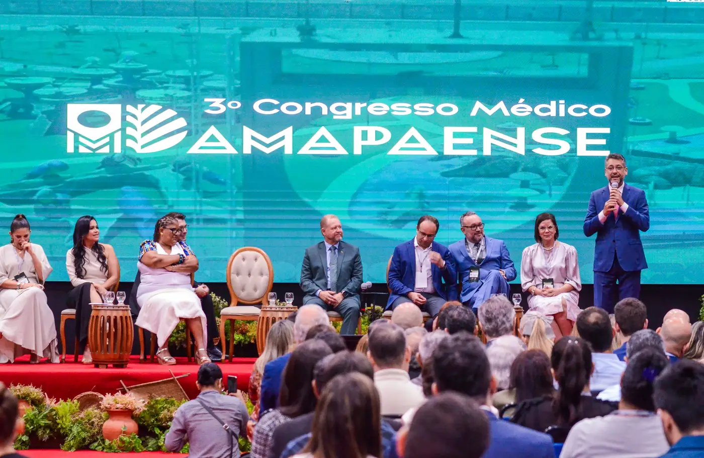 Governador Clécio Luís na abertura do 3º Congresso Médico Internacional Amapaense