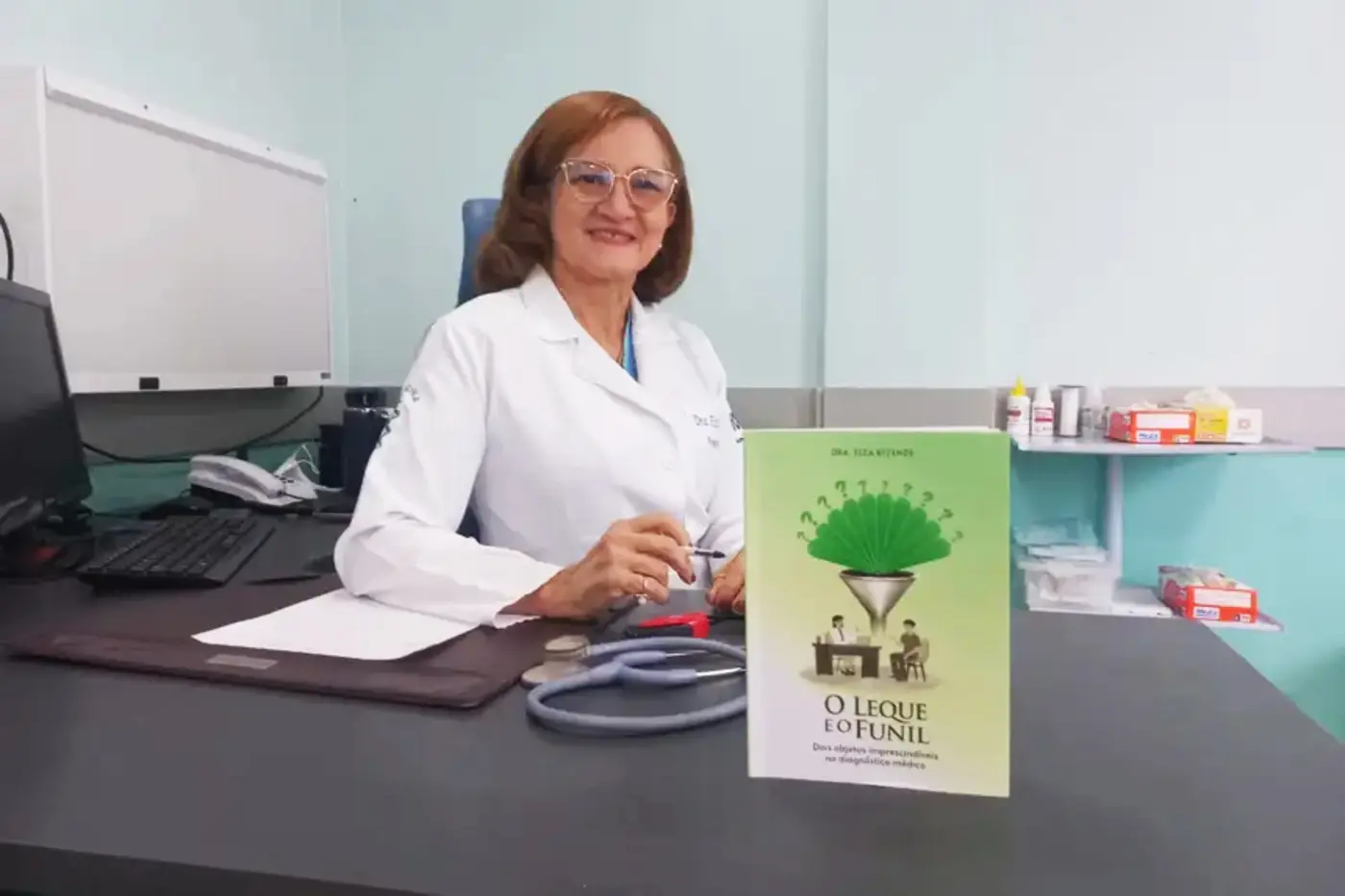 Elza Rezende, pneumologista e autora do livro ’O Leque e o Funil’