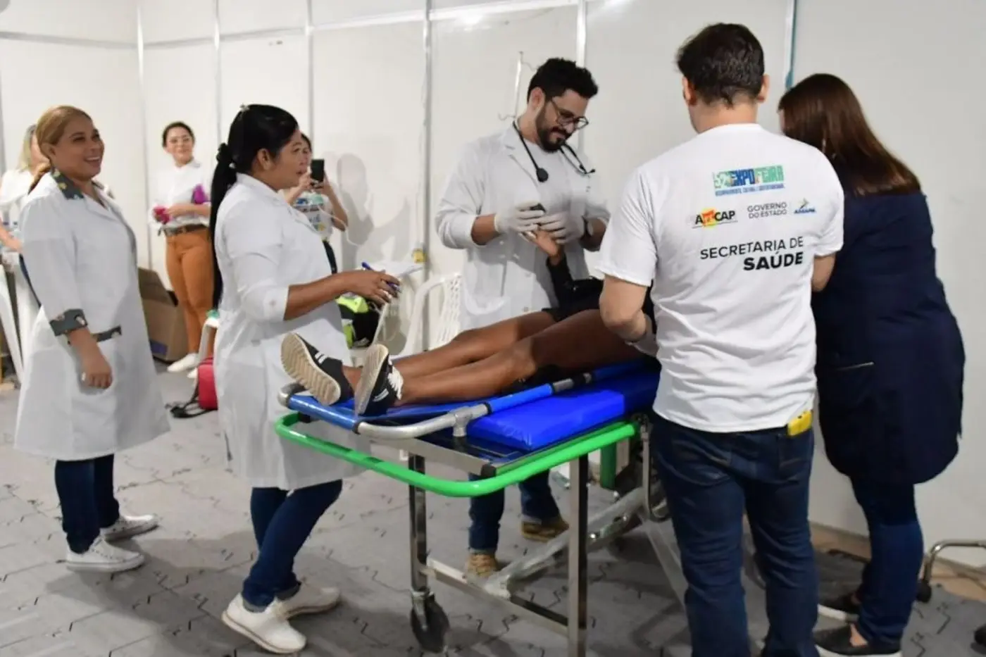 Posto fixo de saúde no Arraiá do Povo terá equipe com médico, enfermeiro e técnicos de enfermagem