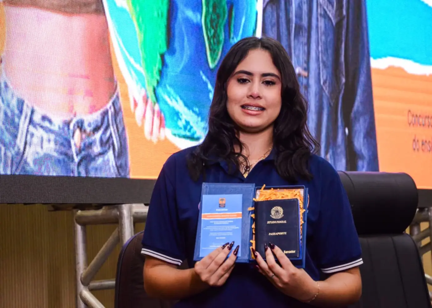 A nova senadora Jovem do Amapá, Ellen Lahandria