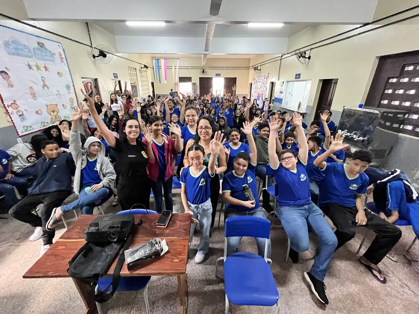 Projeto ″Polícia Civil nas Escolas”, atendeu mais de 4,5 mil pessoas em diversas unidades escolar em 2025