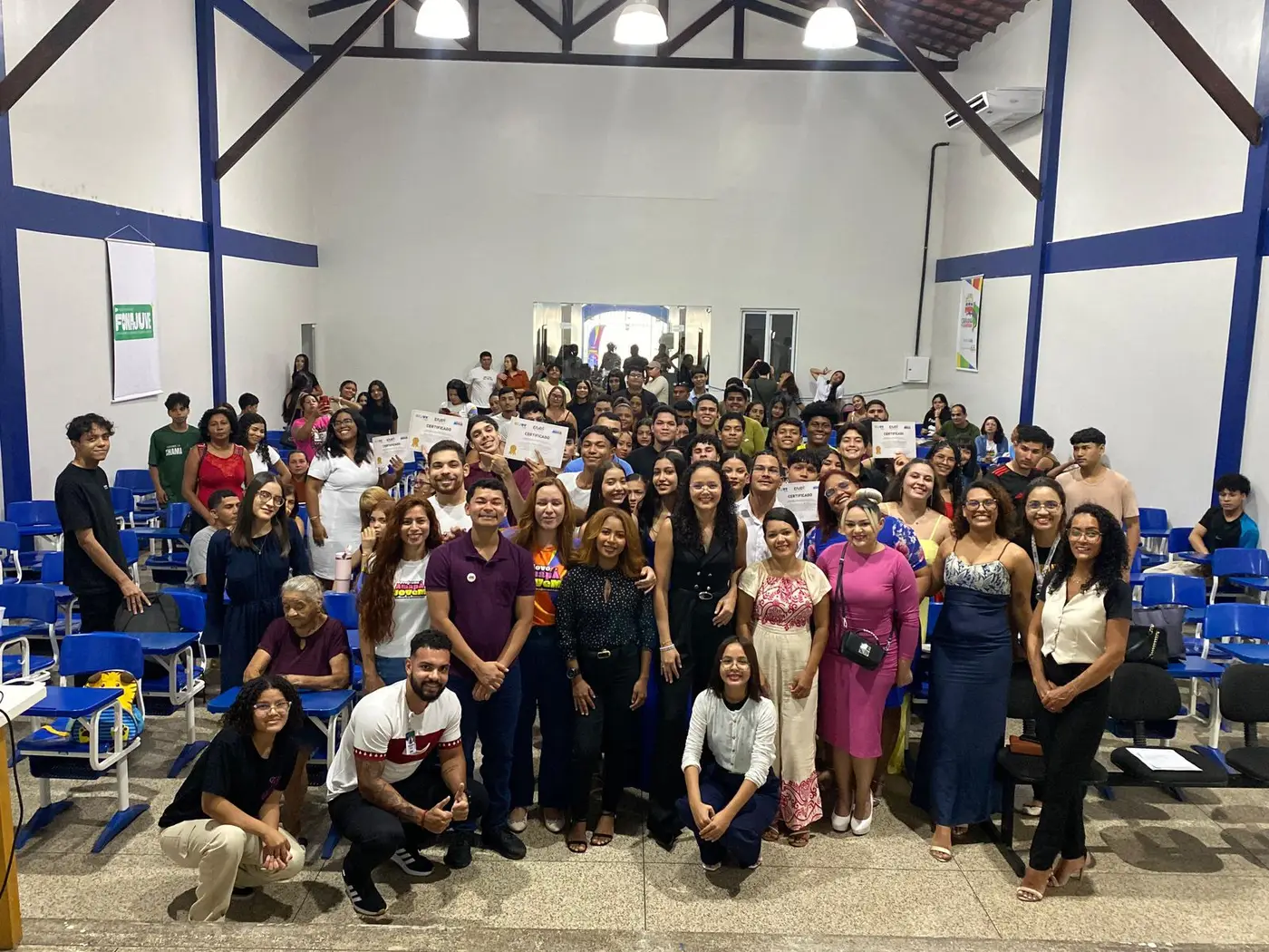 O curso preparou 211 jovens para o mercado de trabalho
