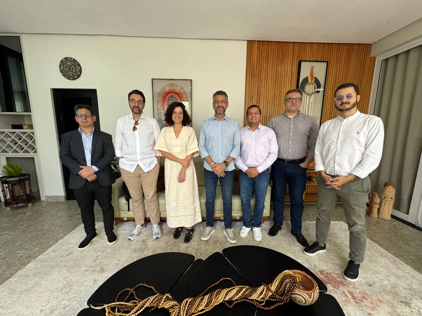 Comissão de técnicos em em encontro com o governador Clécio Luís
