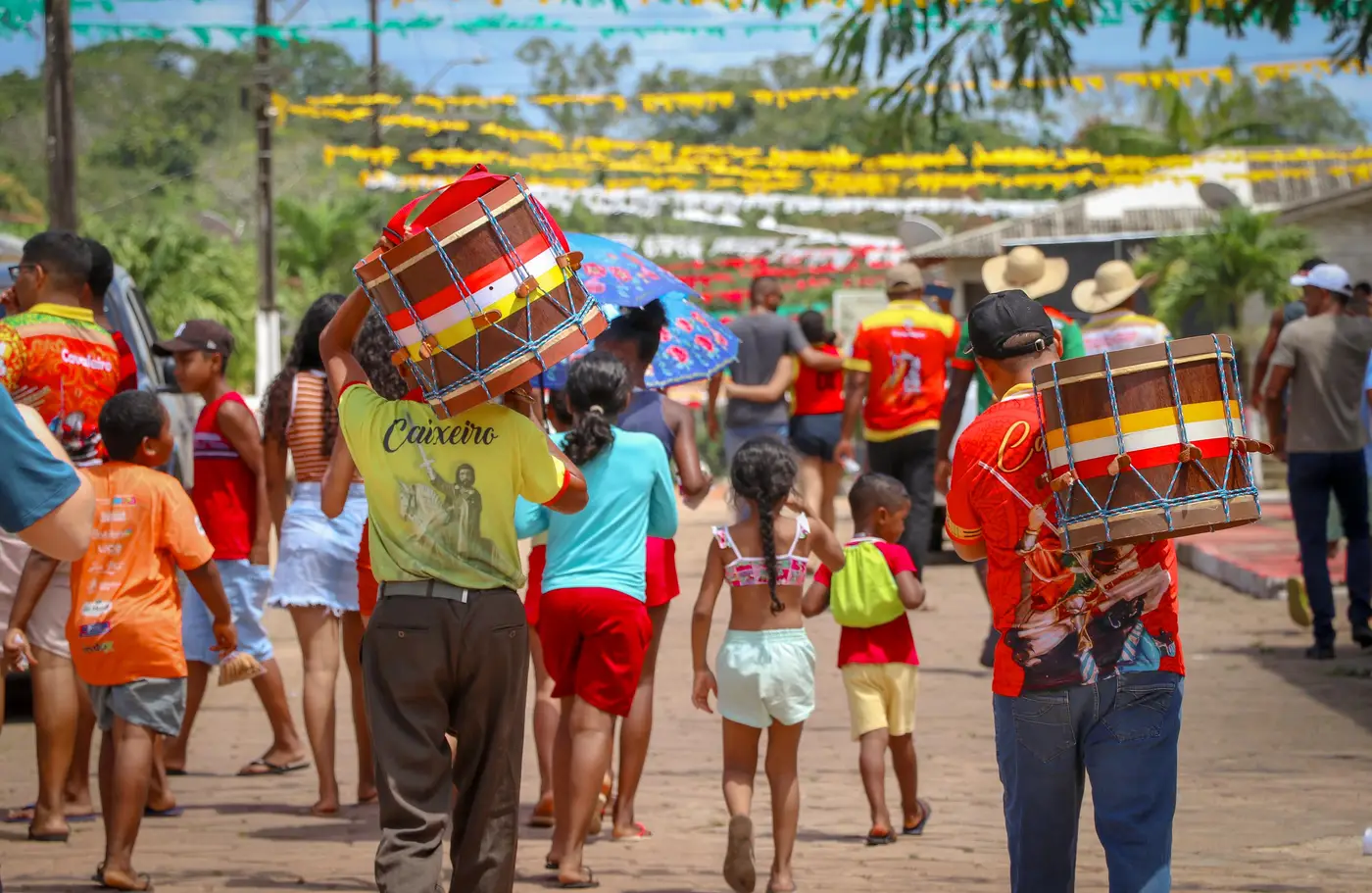 Atividade aconteceu nesta quarta-feira, 23, nas ruas da vila de Mazagão Velho