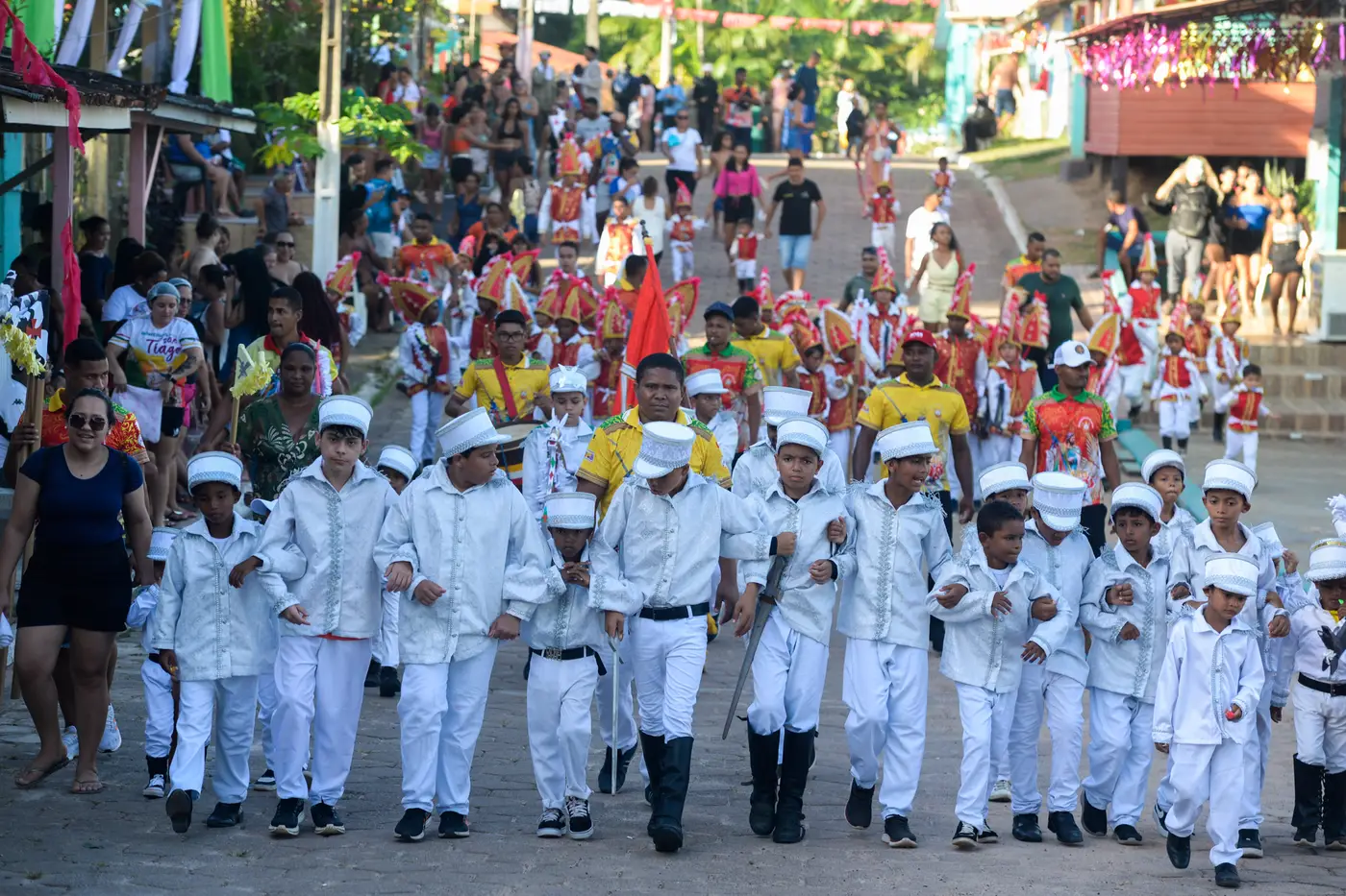 A Festa de São Tiago encerrou entre os dias 27 e 28 de julho, quando as crianças tiveram uma festa protagonizadas por elas