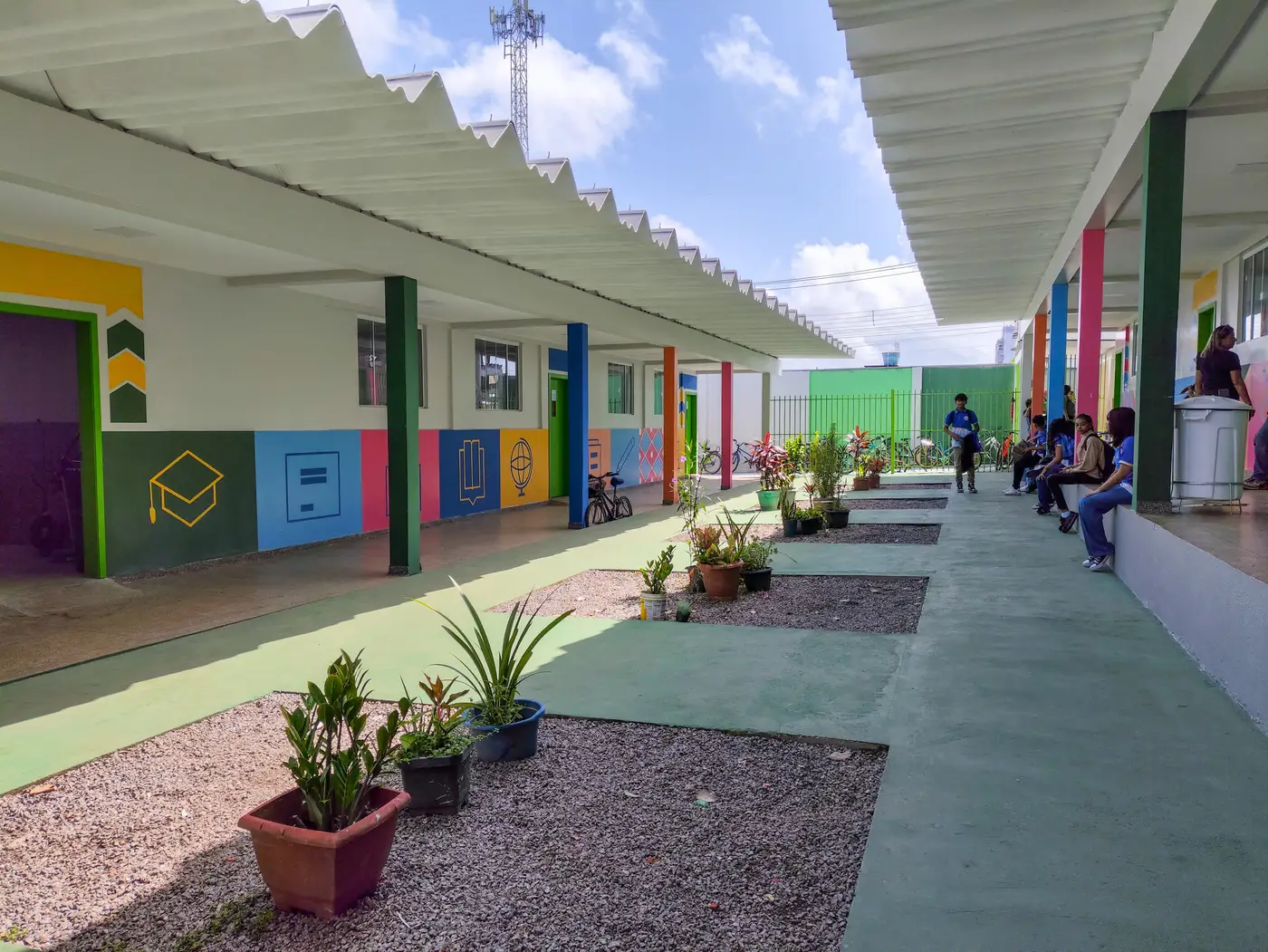 A escola vai poder receber mais de 2 mil estudantes após a entrega