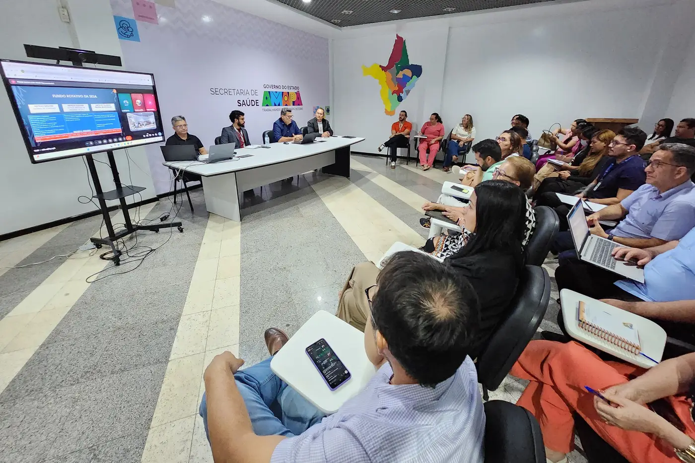 Gestores da Sesa conheceram as vantagens e benefício do novo sistema de automação do uso do dinheiro do SUS