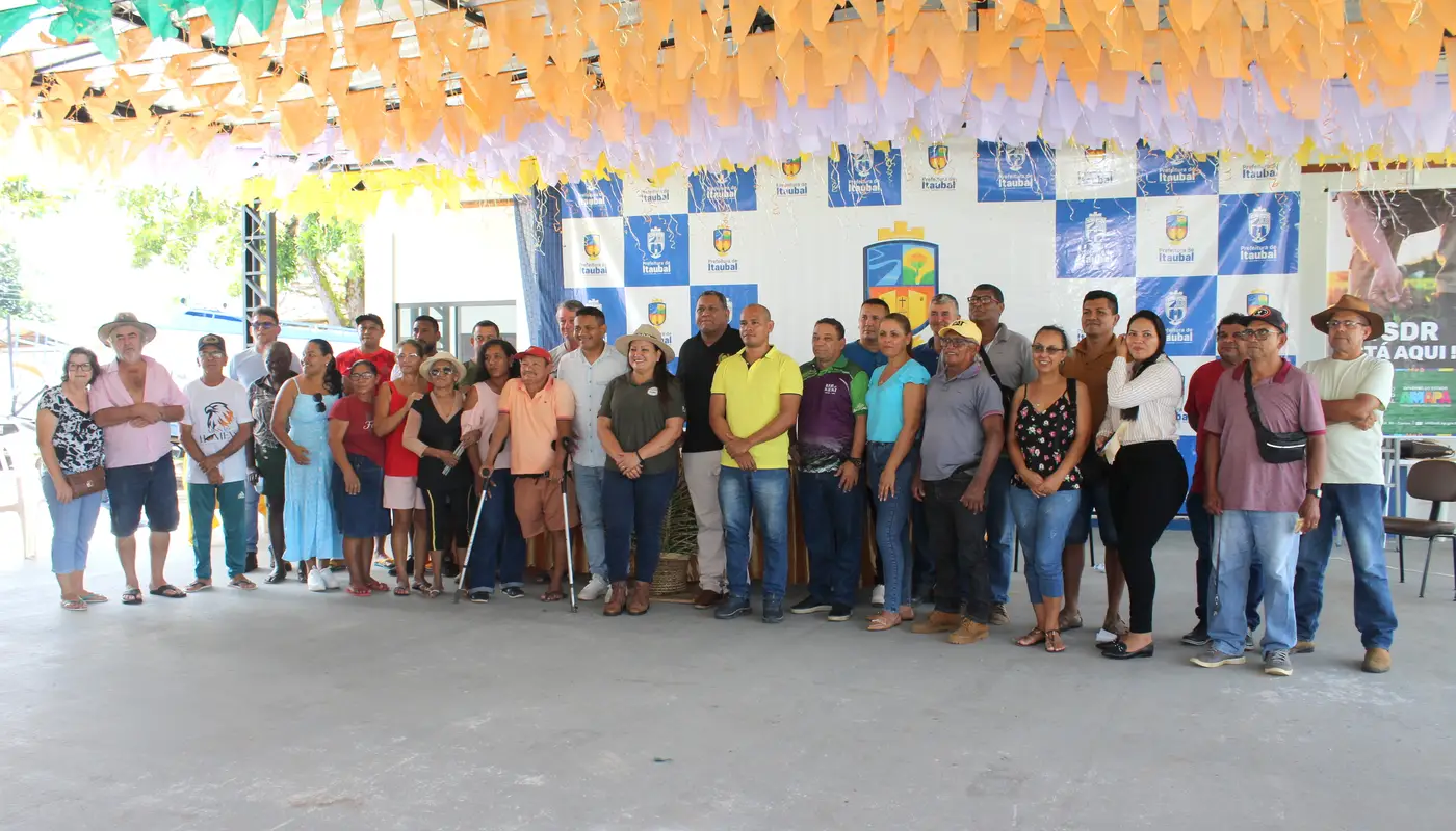 O encontro foi coordenado pela SDR e reuniu produtores familiares de diversas regiões do município de Itaubal