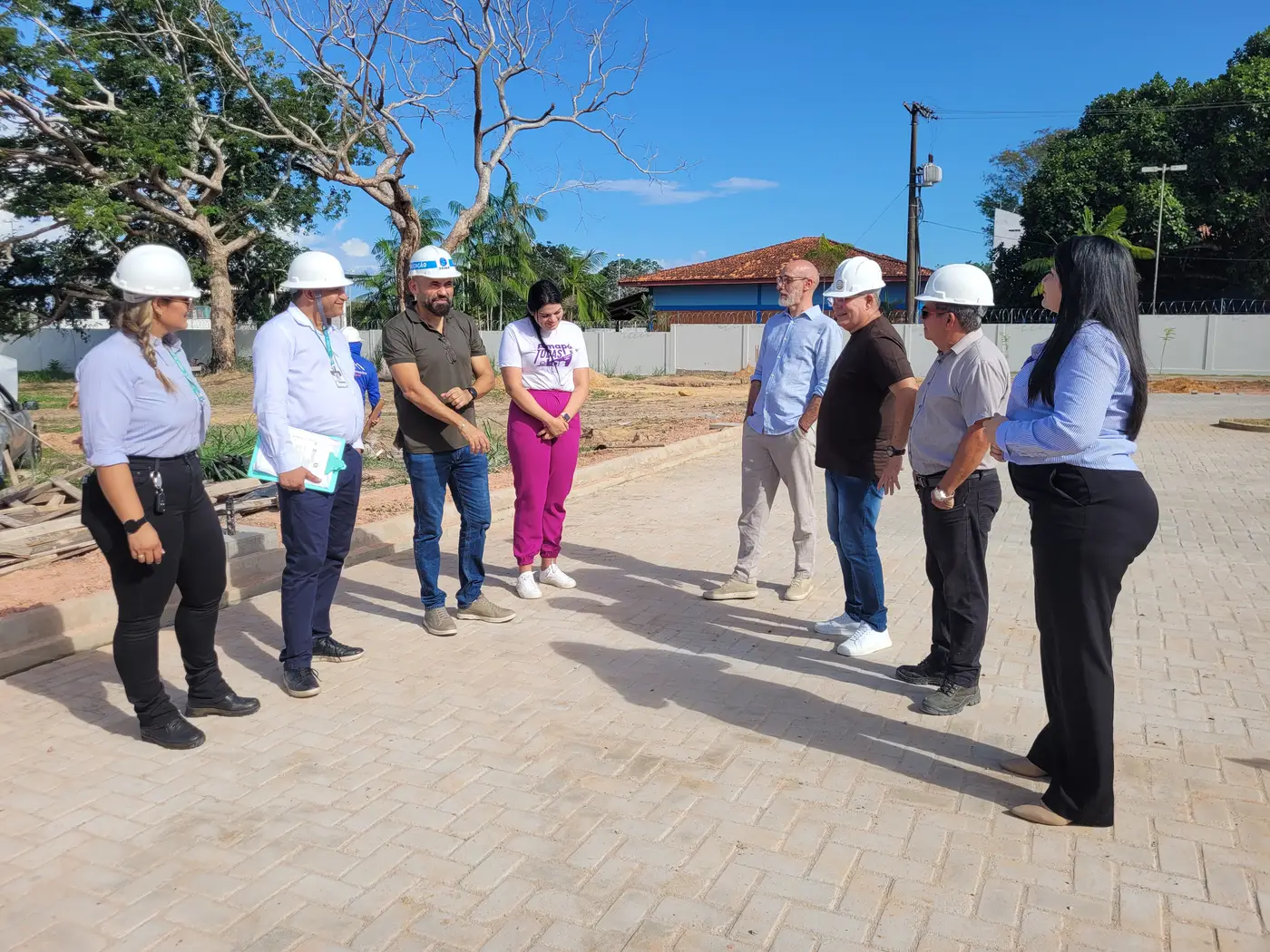 A obra está em fase de acabamentos e prevista pra ser entregue ainda neste semestre