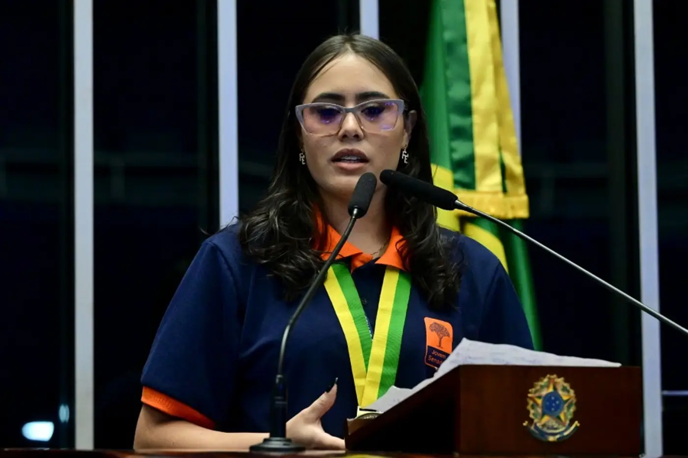 Estudante Ellen Lahandria representou o Amapá durante cinco dias no Senado Federal