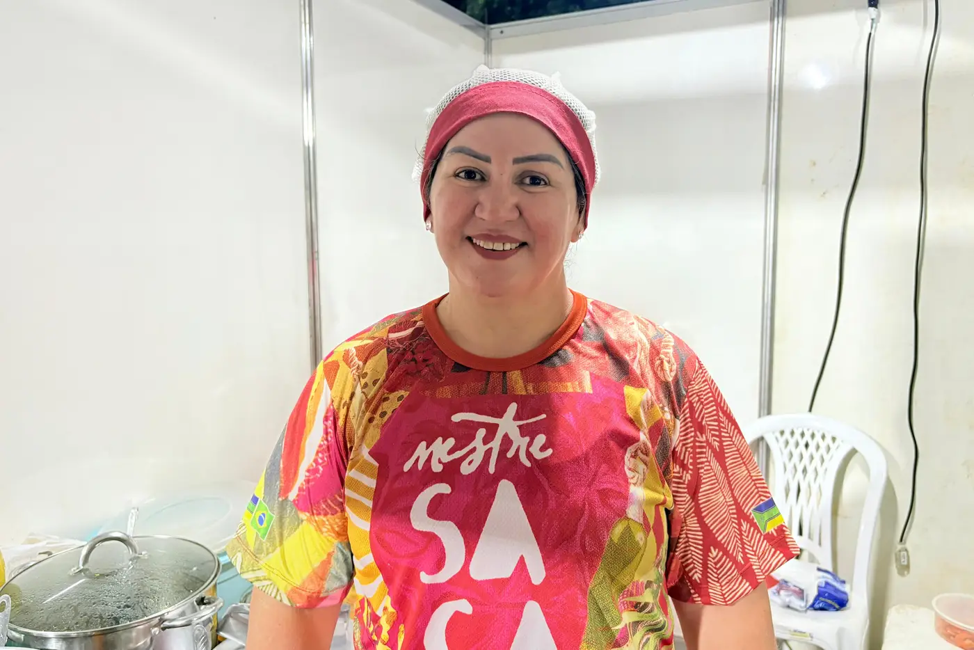 Elizabete Santos, empreendedora de comidas típicas