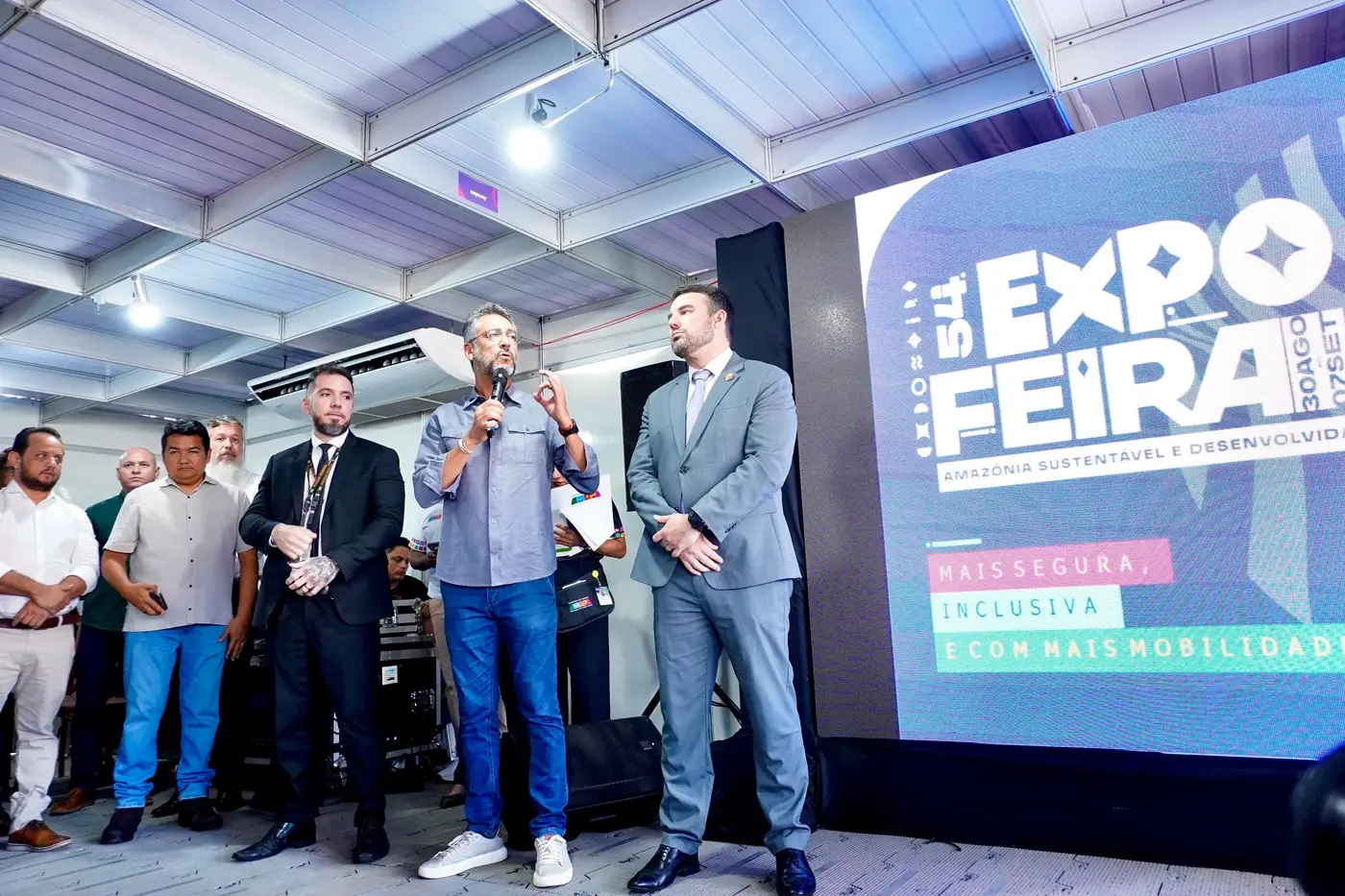 Governador Clécio Luís apresenta os planos estratégicos de segurança, saúde, transporte, trânsito e inclusão da 54ª Expofeira do Amapá