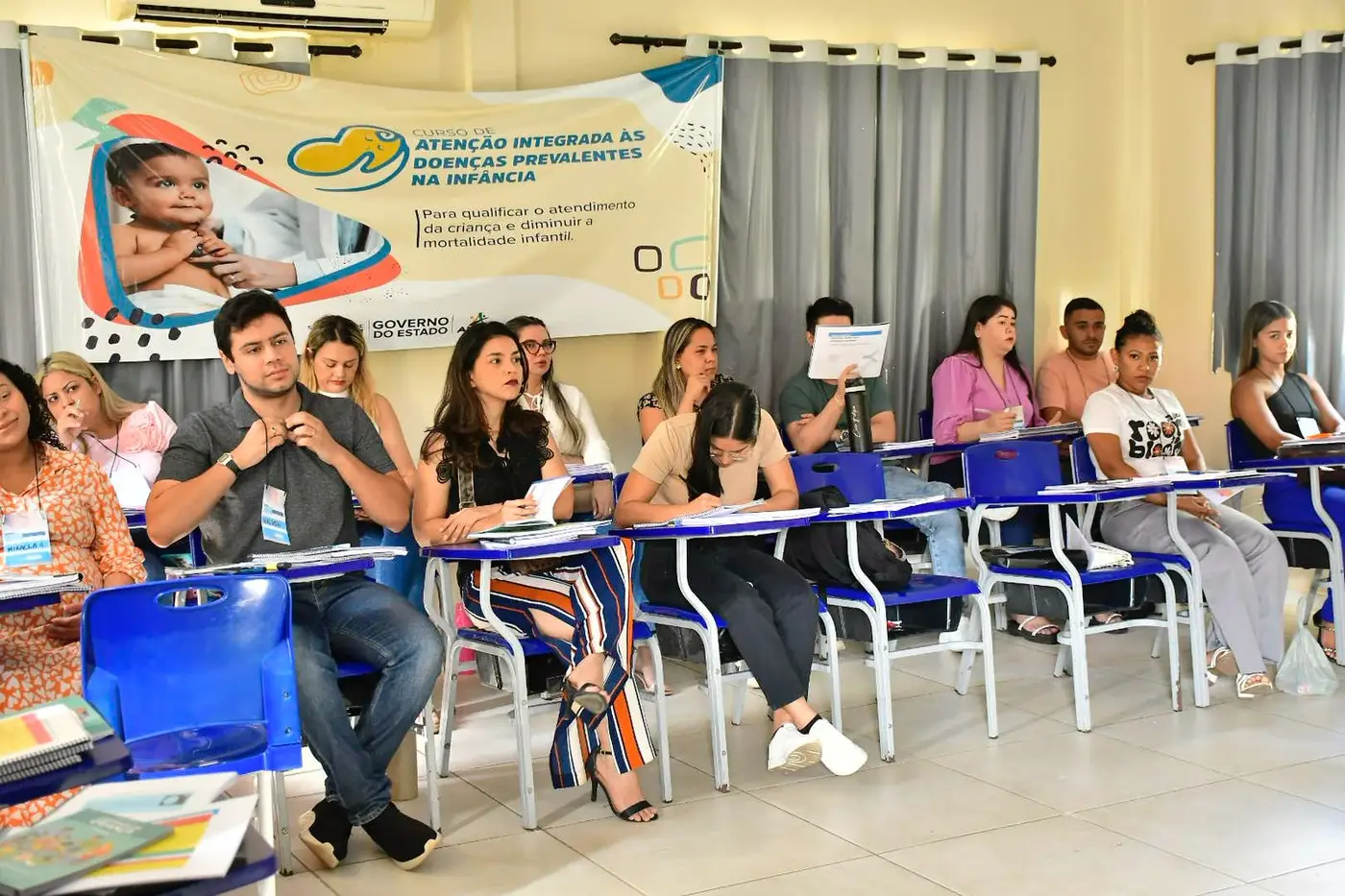 Curso da Sesa capacita 29 profissionais de saúde dos municípios de Santana e Mazagão