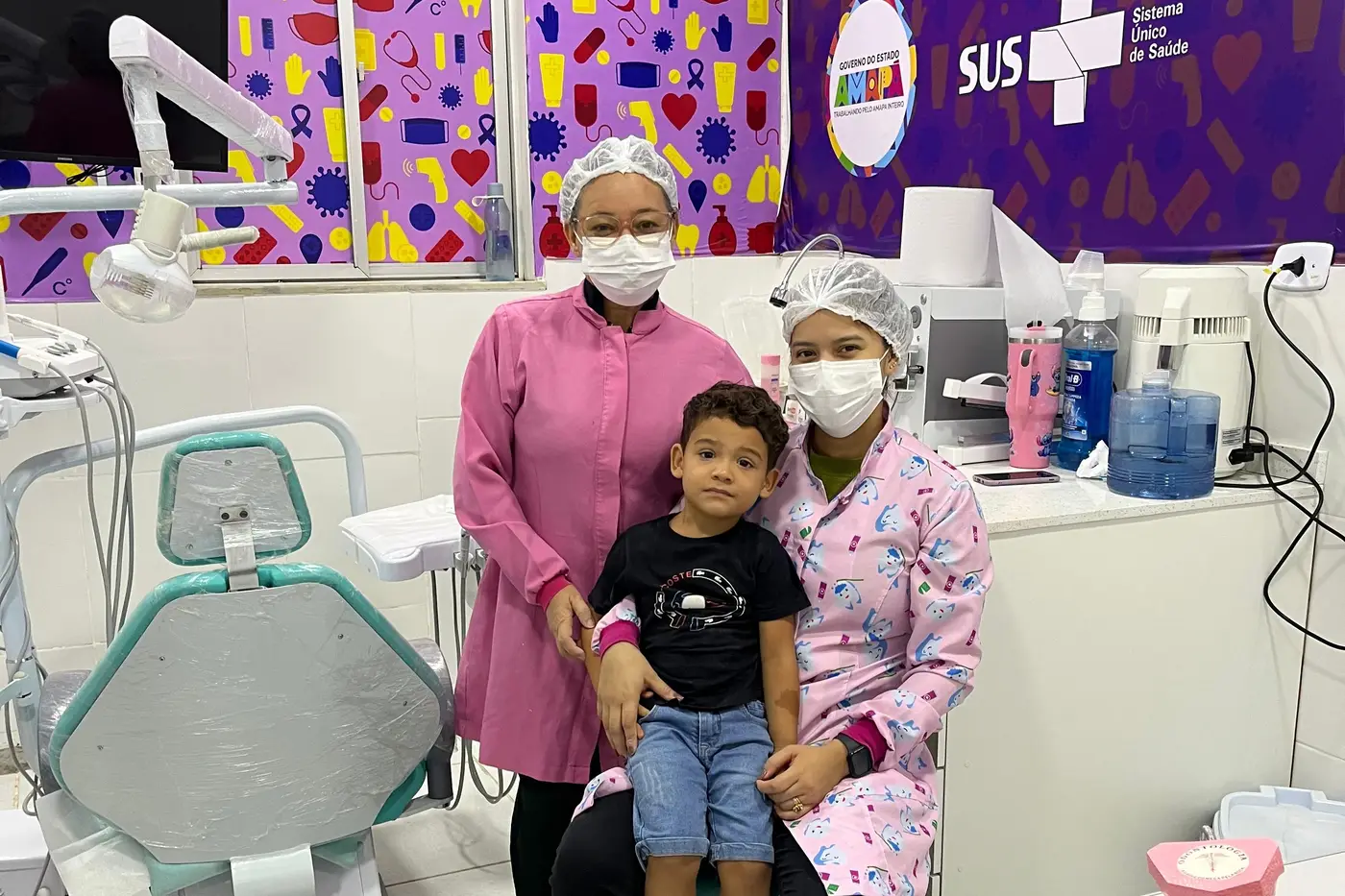 Consultório Sorriso Azul tem ambiente moderno com estética apropriada para dar sensação de acolhimento e bem-estar