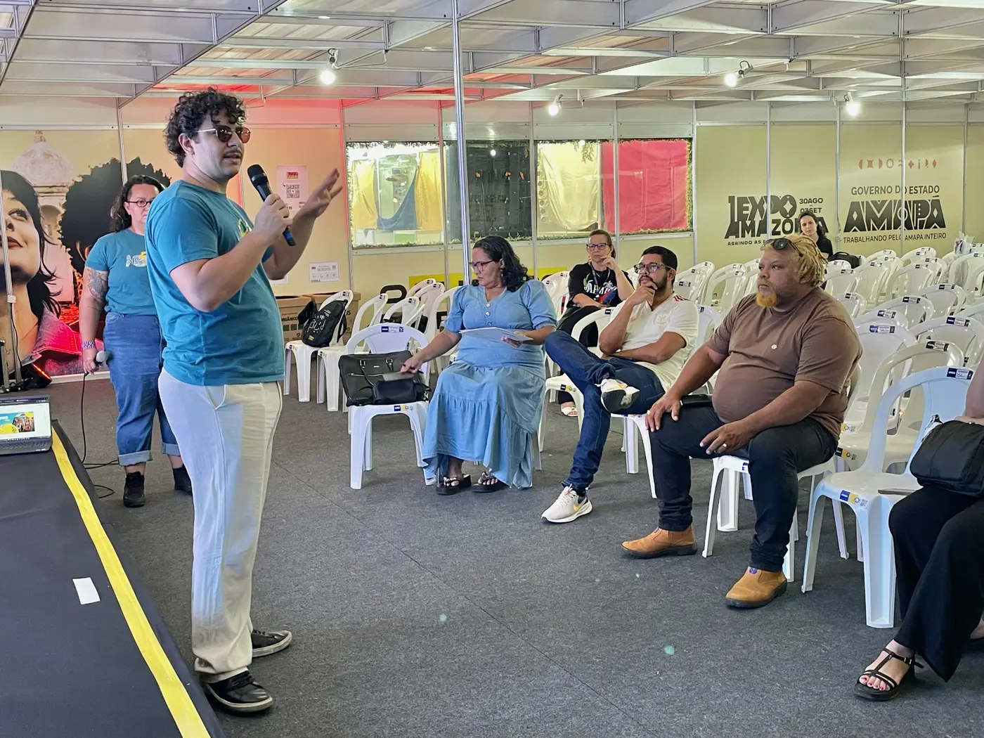 Painel “O Amapá no cenário dos incentivados de cultura e esporte” reuniu gestores, acadêmicos e comunidade no Auditório Samaúma, durante a 54ª Expofeira