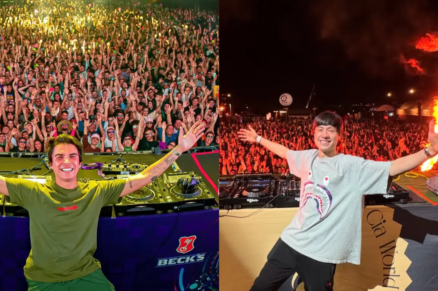 Governo do Amapá promete noite de eletrônica de peso com os remixes dos DJs KVSH e Liu, após show de Henrique & Juliano