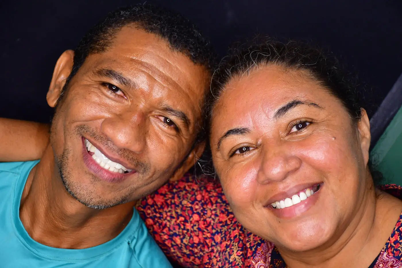 Roseli Mendes e o esposo, Antônio Agenor Rodrigues, foram beneficiados com próteses fixas gratuitas