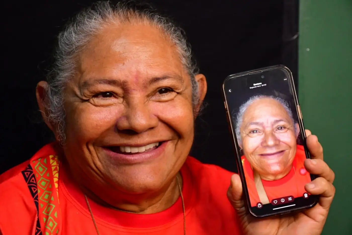 Dona Maria Vitória esperou mais de duas décadas para voltar a sorrir e ser feliz