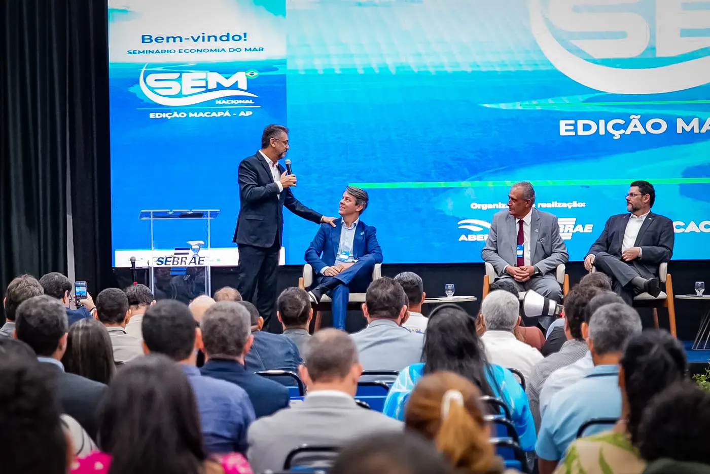 Governador Clécio Luís abre a 4ª edição nacional do Seminário Economia do Mar, em Macapá