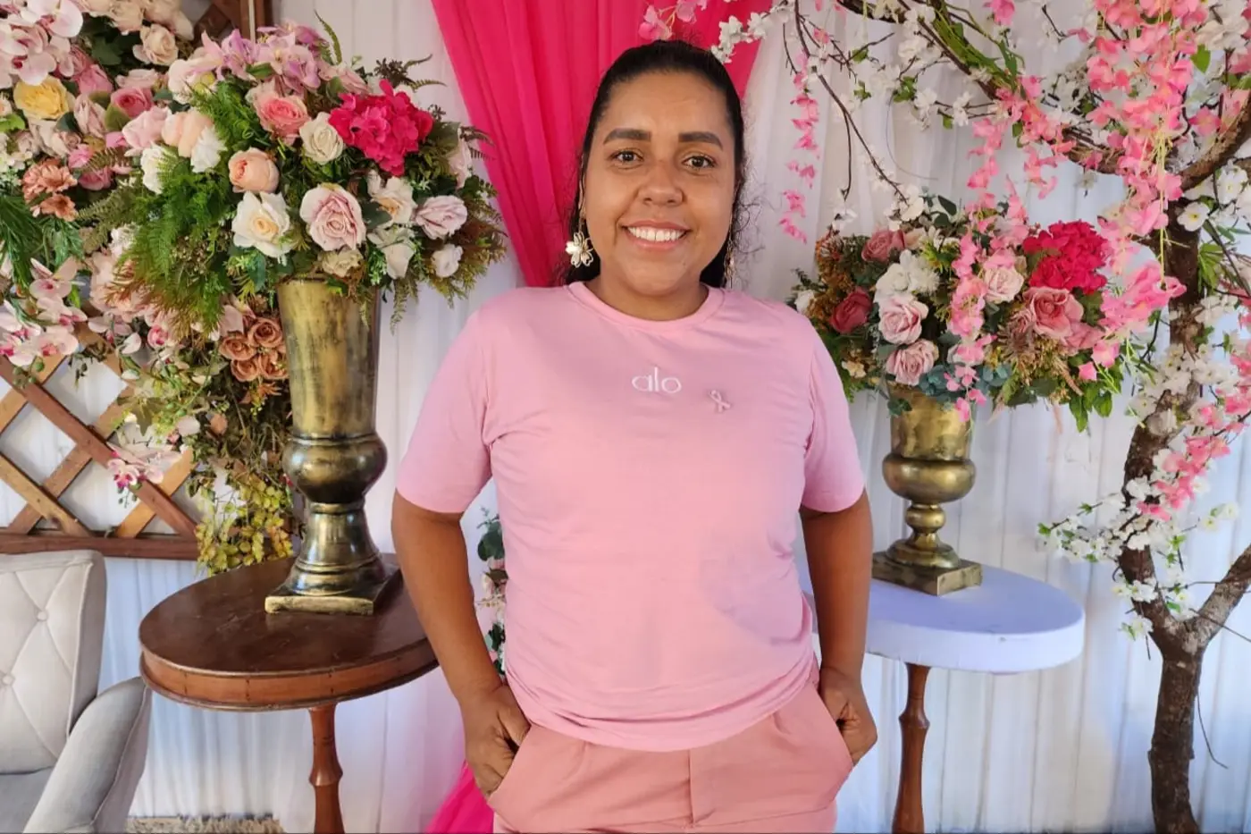 Celenita Brito, paciente da Unacon há 7 anos, transformou dor e sofrimento em força e esperança