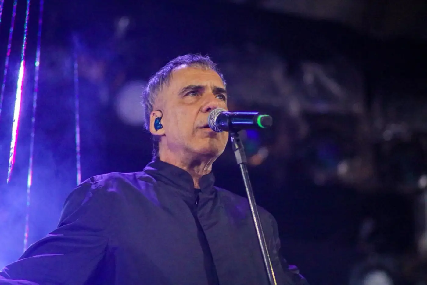 Compositor e poeta Arnaldo Antunes, que emocionou o público no Parque do Forte, em Macapá