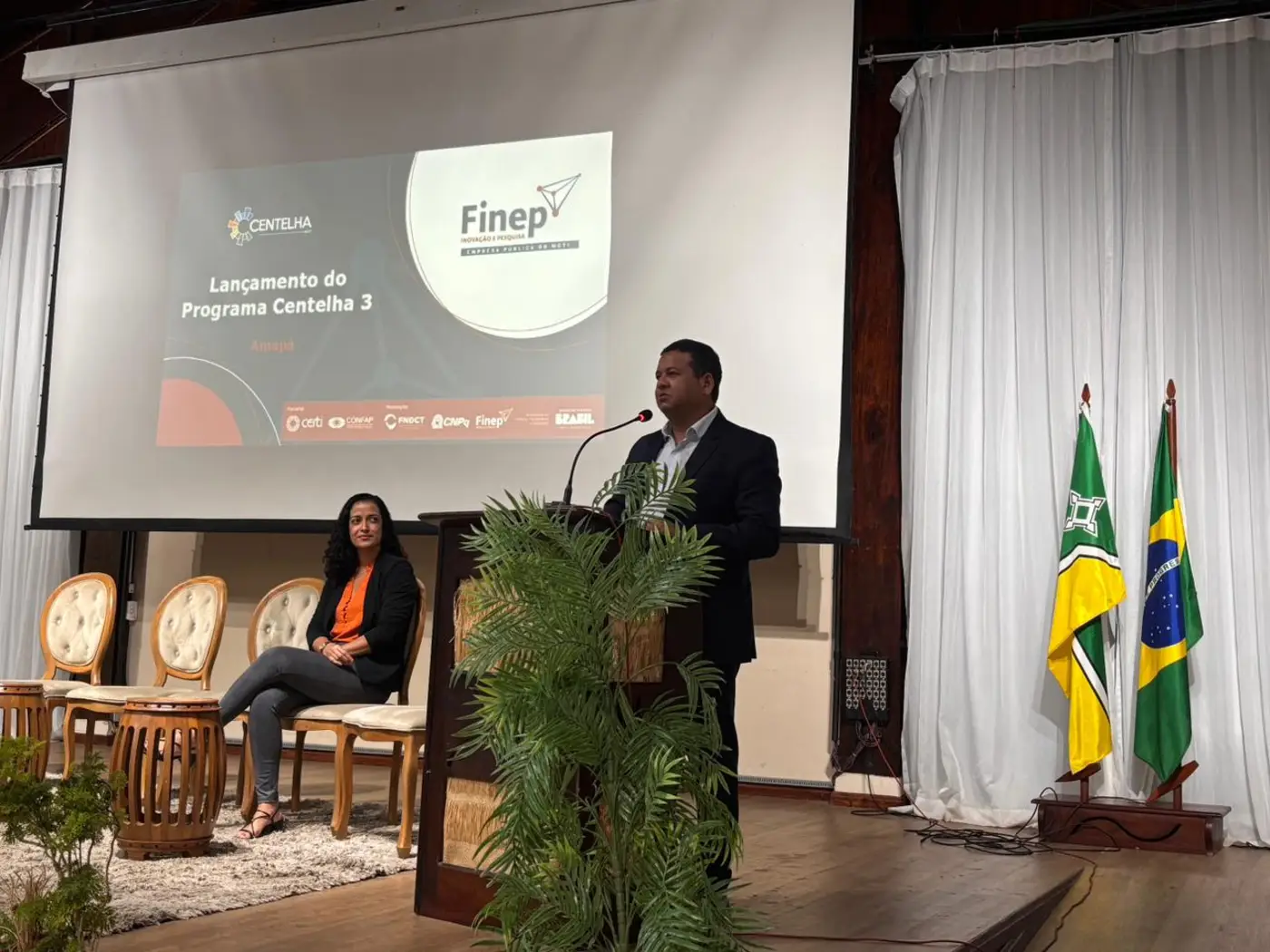 Lançamento do Programa Centelha 3 ocorreu no Museu Sacaca na segunda-feira, 6