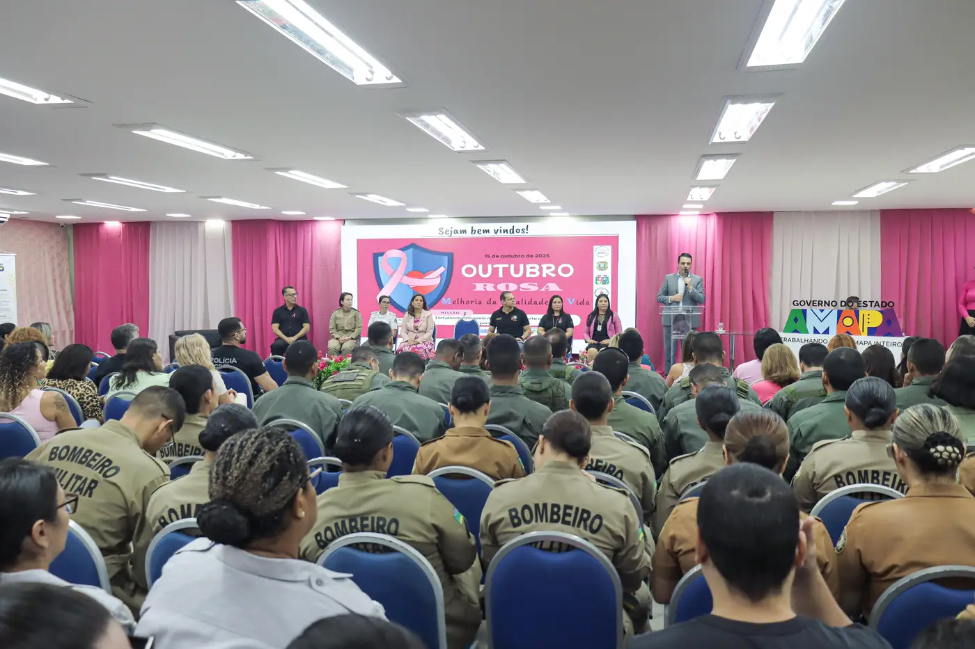 Governo do Amapá promove cultura de respeito e saúde mental entre forças de segurança no Outubro Rosa