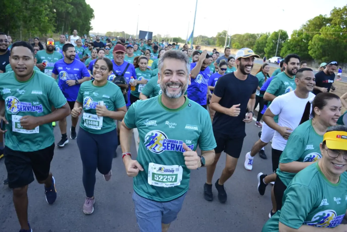 Sorriso e energia na corrida que celebra melhorias e valorização dos servidores do Amapá