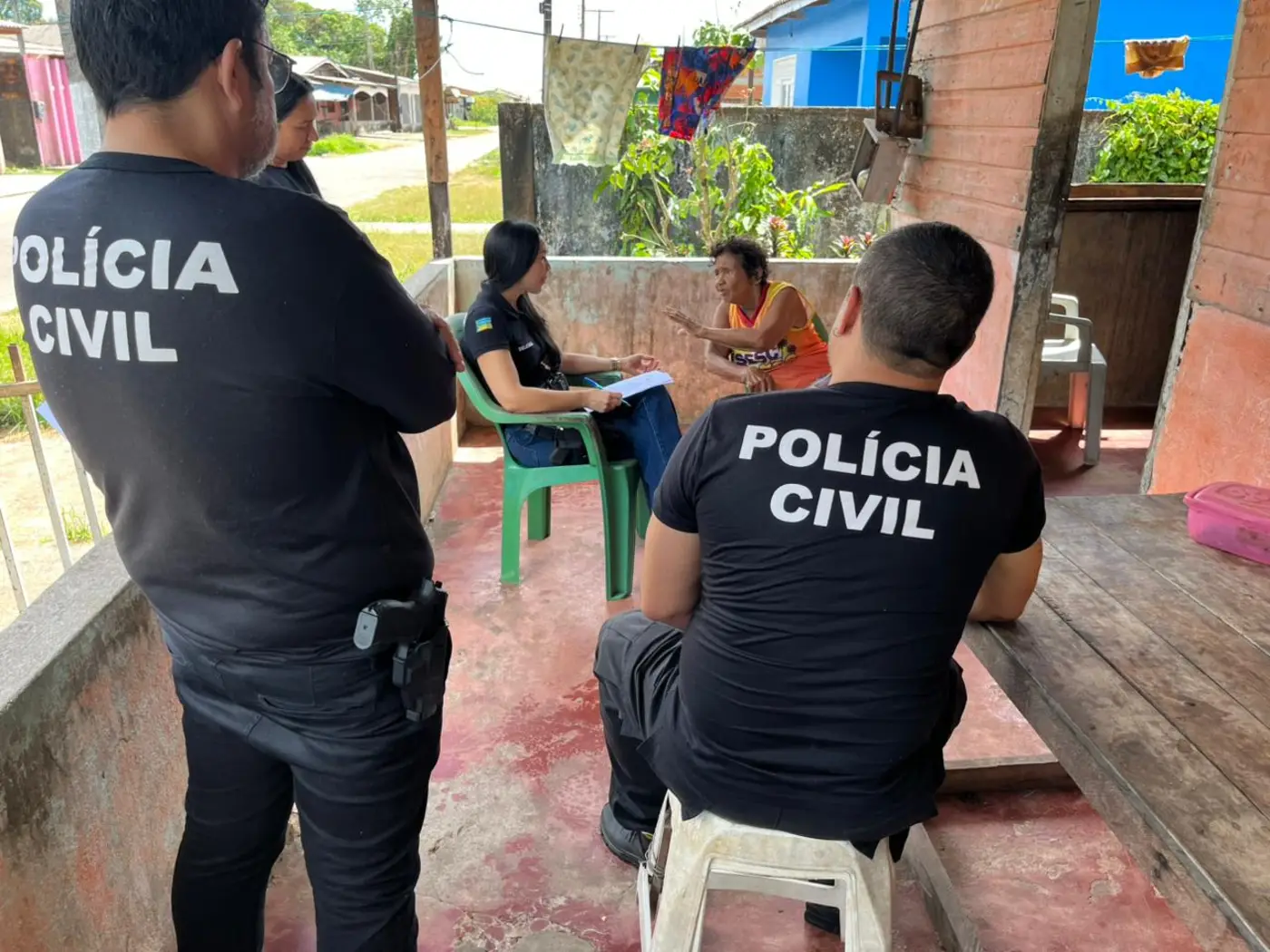 Equipes também fizeram visitas nas residências para verificar a situação dos idosos