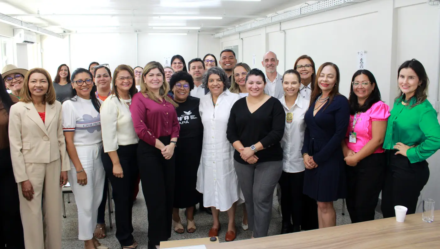 Ao final da reunião, os participantes fizeram visita à obra, que vai funcionar na Zona Norte de Macapá