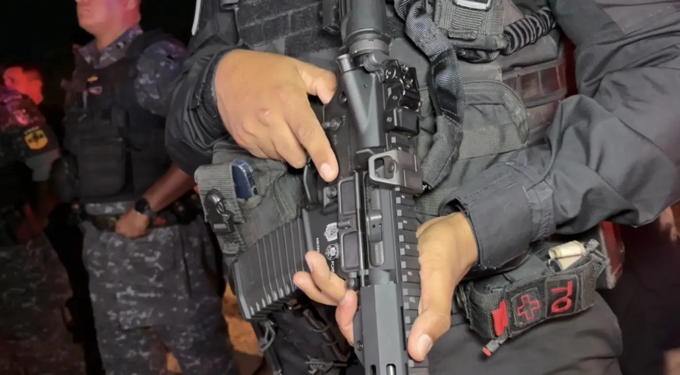 Mais de 150 policiais foram empenhados na operação de combate ao crime organizado