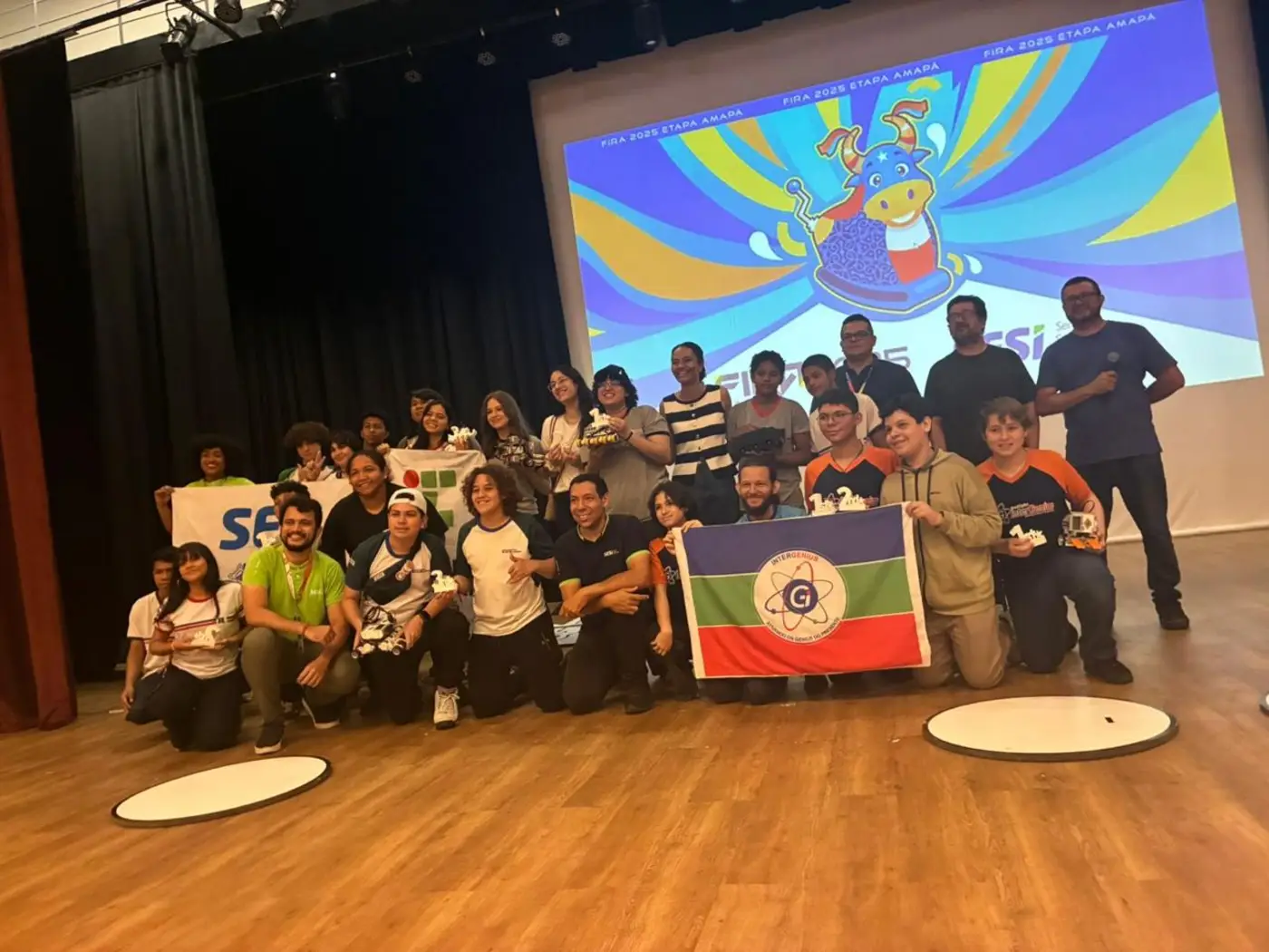 Estudantes amapaenses garantem vaga na etapa nacional do campeonato de robótica esportiva FIRA Brasil
