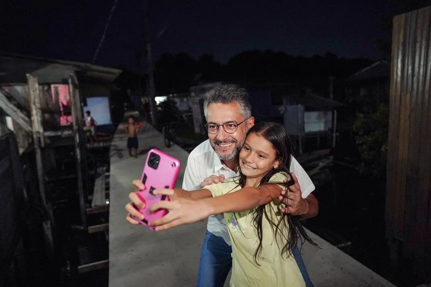 Governador Clécio Luís, na Passarela Estrela, em Macapá