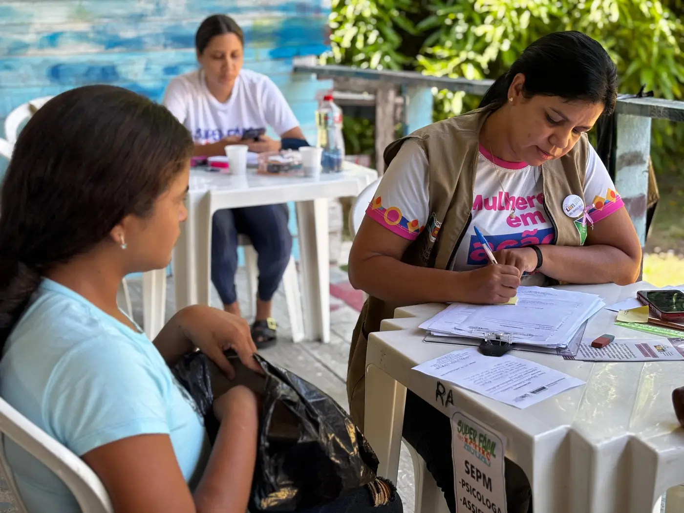 Terceiro dia de ação já contabiliza 124 atendimentos às mulheres