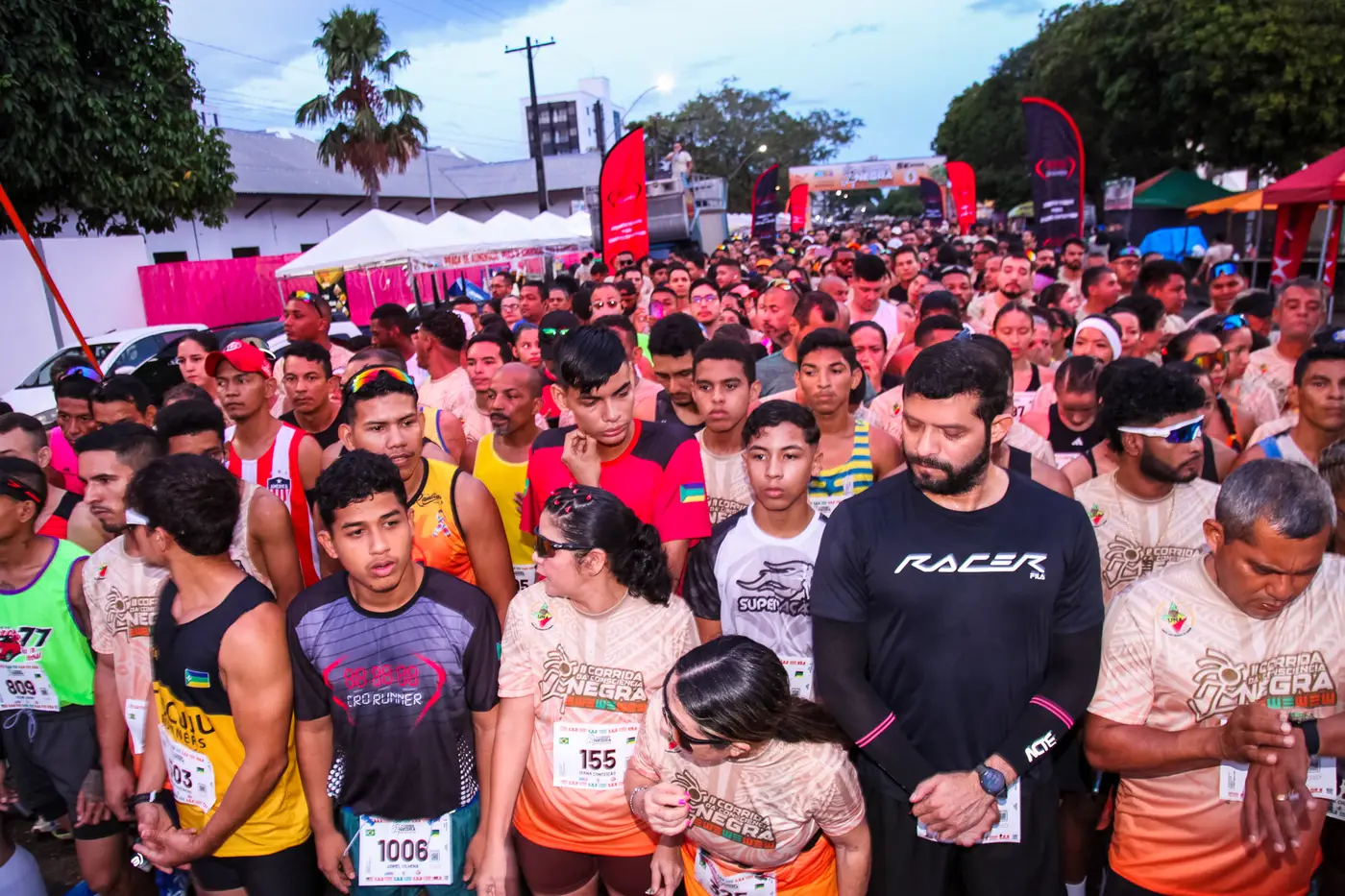 A corrida teve um percurso de 5 quilômetros, por ruas e avenidas da capital