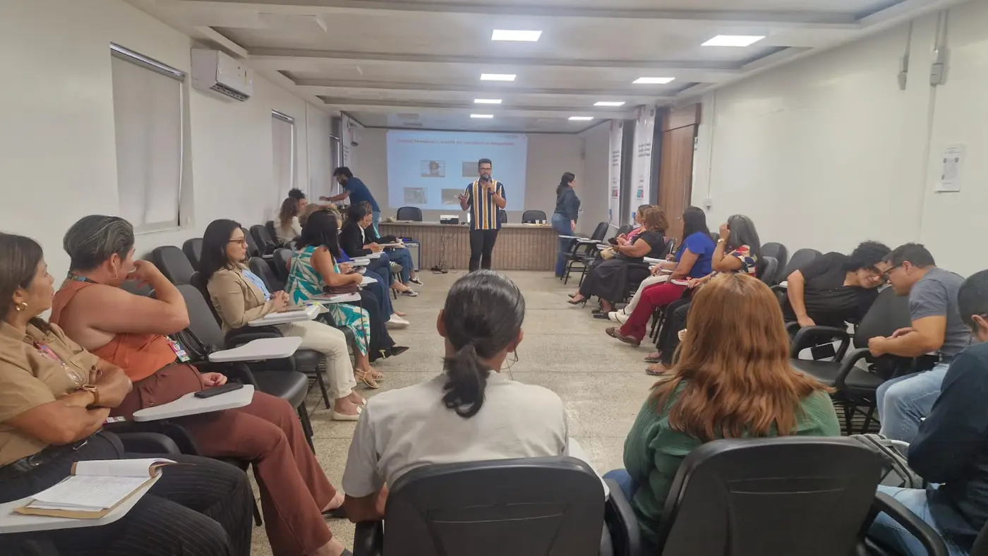 Capacitação de multiplicadores Marco de Gestão Escolar ocorre no auditório da Seed, em Macapá