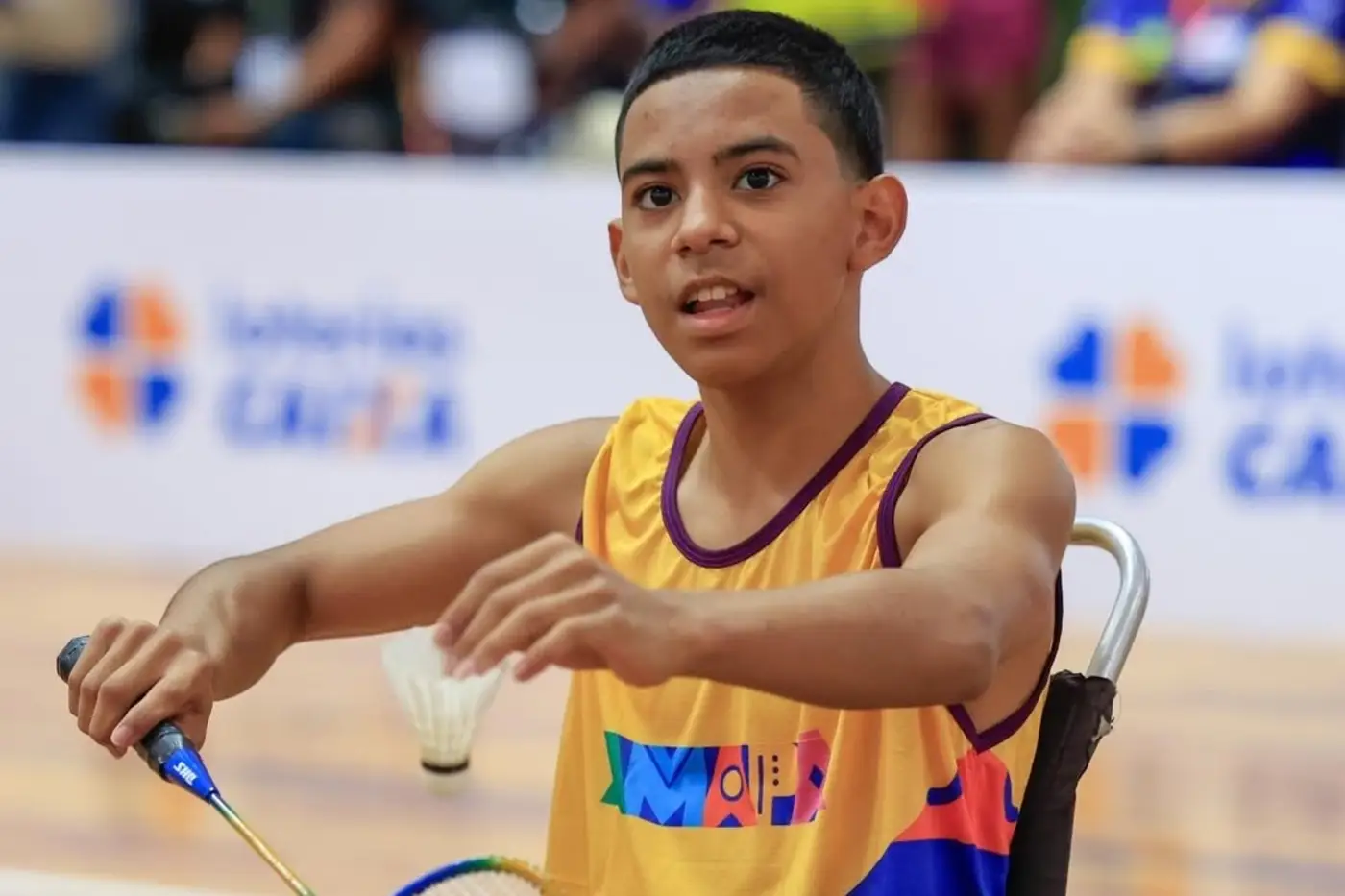 O atleta com deficiência Marcos Boaz demonstrou todo o talento nas Paralimpíadas Escolares e foi convidado para o Camping Escolar Paralímpico