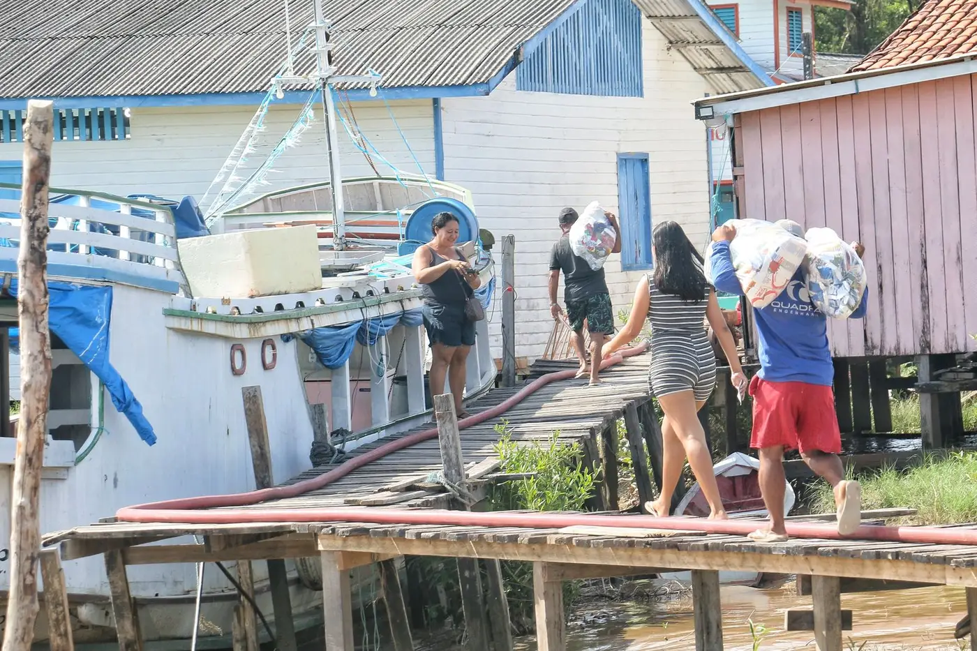 Mais de 100 famílias foram atendidas pela ação humanitária