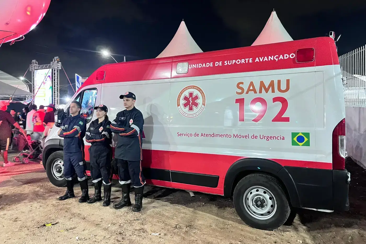 Samu estadual atuará com ambulâncias em pontos estratégicos durante o Réveillon do Amapá