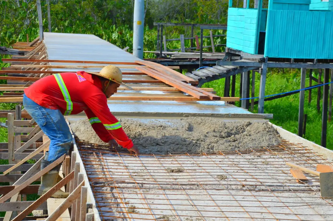 Projeto Ponte Firme segue acelerado em Laranjal do Jari, com estruturas mais seguras e 100% em concreto armado