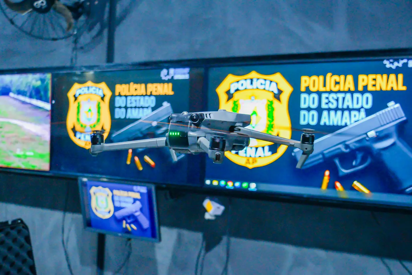 Entre as principais interceptações realizadas pelas equipes de segurança penitenciária estão 12 drones