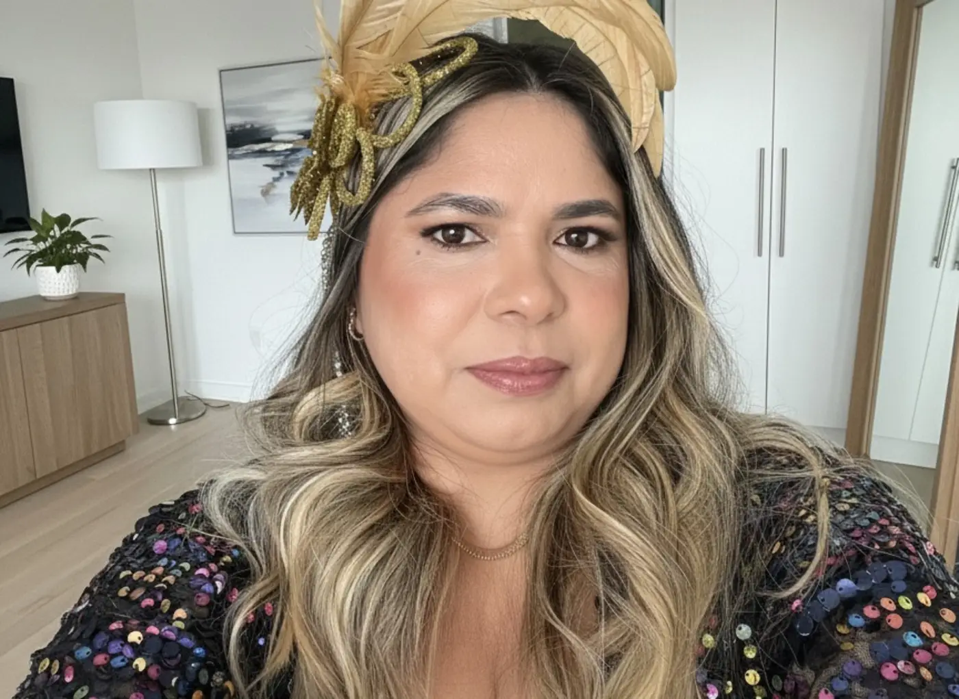 Dinalena Brandão, proprietária de uma loja de roupas e acessórios