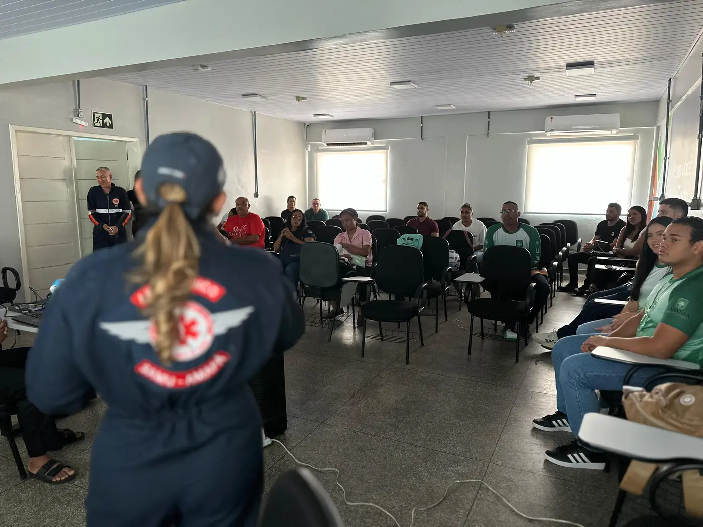 A capacitação foi voltada para Profissionais e acadêmicos de saúde